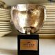 Silver-plated metal sculpture signed Igor Mitoraj for Christofle, 1977