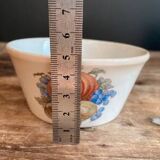 Set of 5 Vintage Boch Frères Ramekins / Small Bowls - Fruit Decor