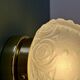 Vintage Art Deco frosted glass globe wall/ceiling light.