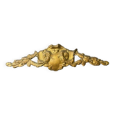grand Louis XV style bronze pediment numbered