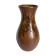 High potter's vase with flared neck with tachist enamel