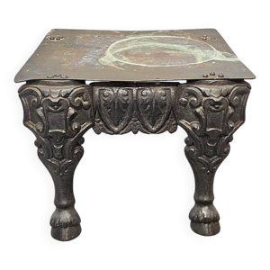 table en fonte et cuivre - 1850