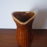 old pitcher Sarreguemines Plouzeau Chinon wine old french pitcher wine