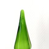 Large glass carafe from Empoli, Italy, vintage