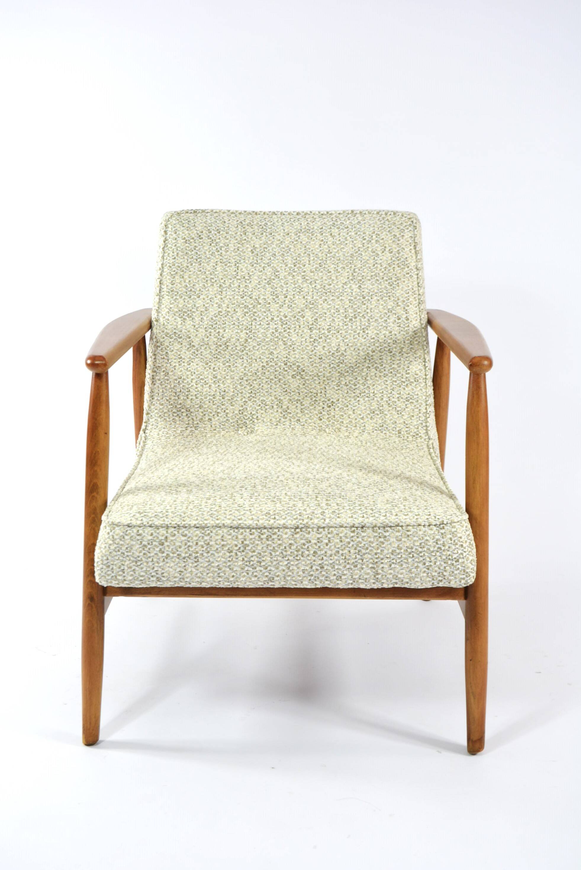 Z armchair mottled beige and green