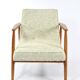 Z armchair mottled beige and green