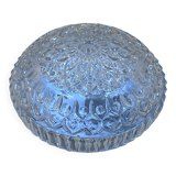Vintage relief-moulded glass ceiling light