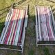 Pair of vintage sunbeds