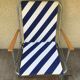 Old metal fold chair 1970