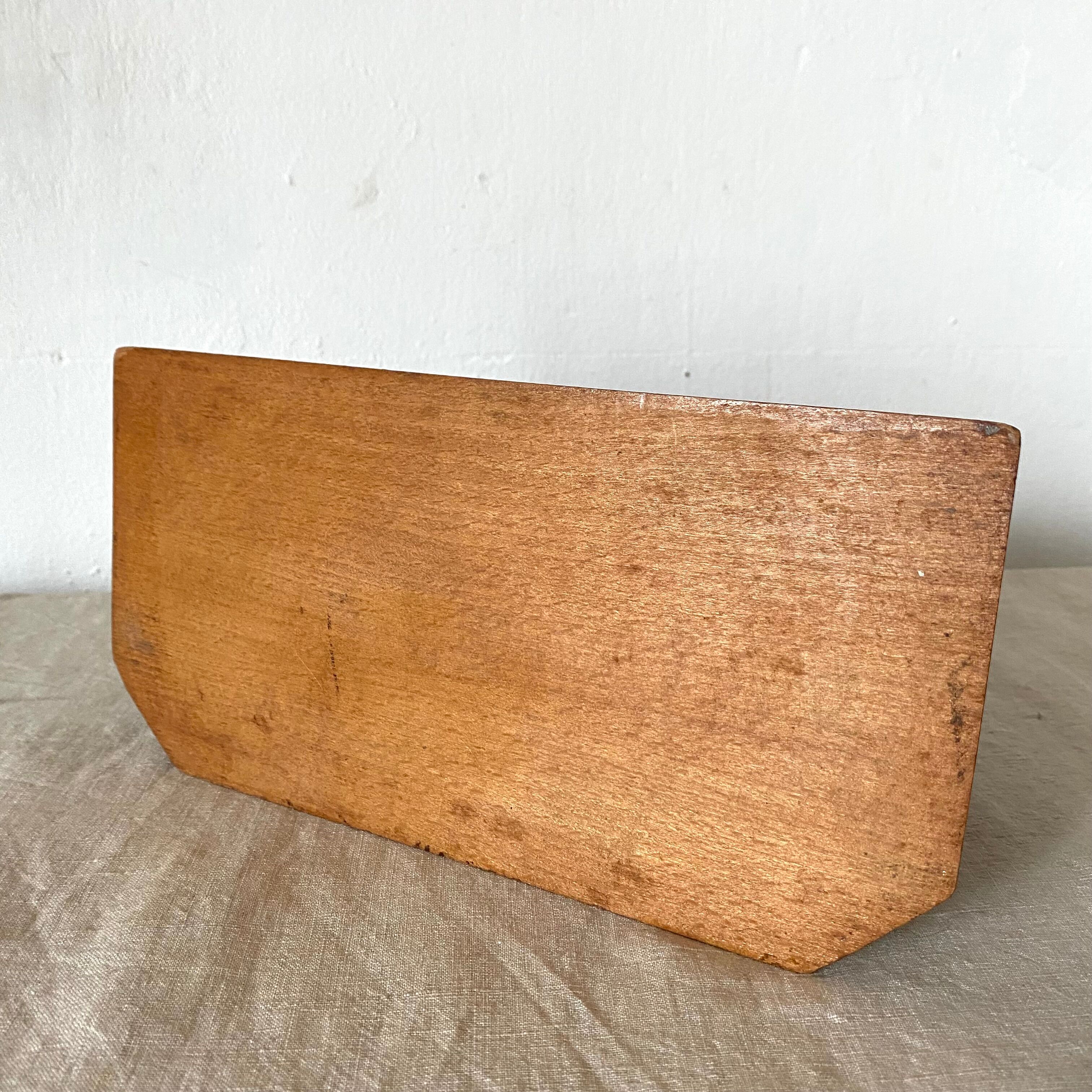 Wooden mail rack, sorter