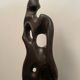 Abstract wooden sculpture 20th century