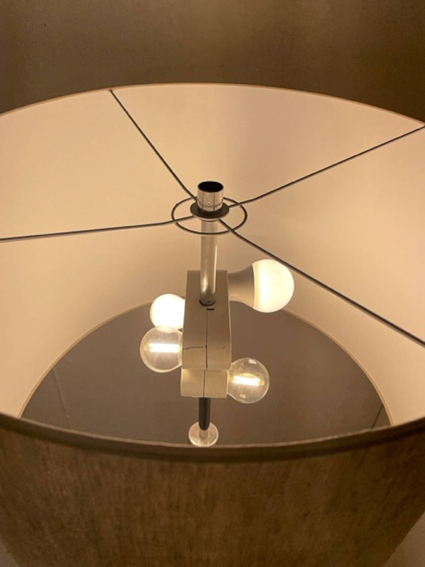 Space Age chrome lamp from the 1970