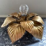Wall light golden flower