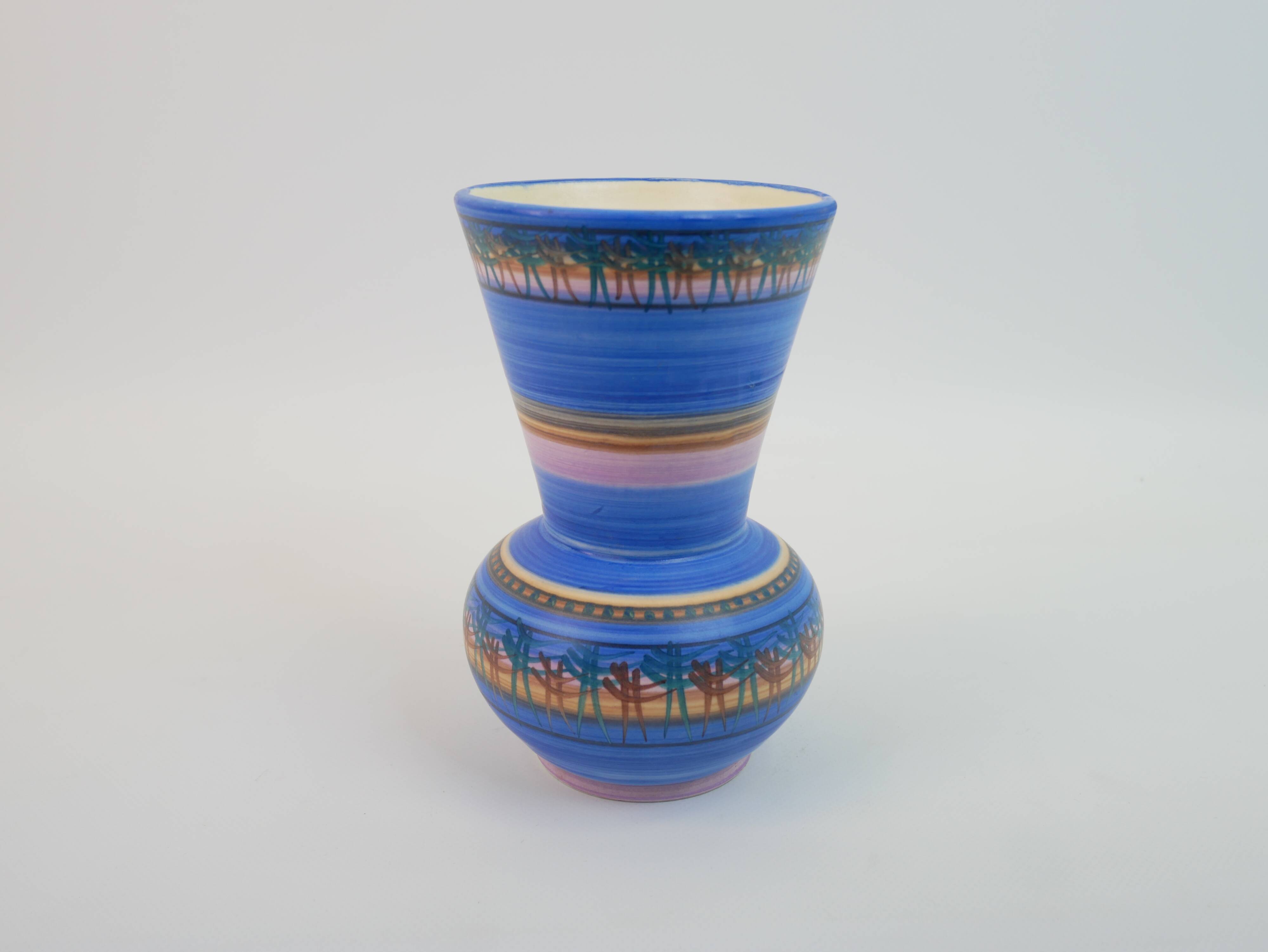 Grand vase signé MG Vallauris