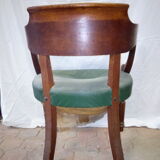 Louis Philippe oak office chair at the end of the 19th century