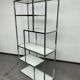 Mid-century modern chrome shelf by Milo Baughman