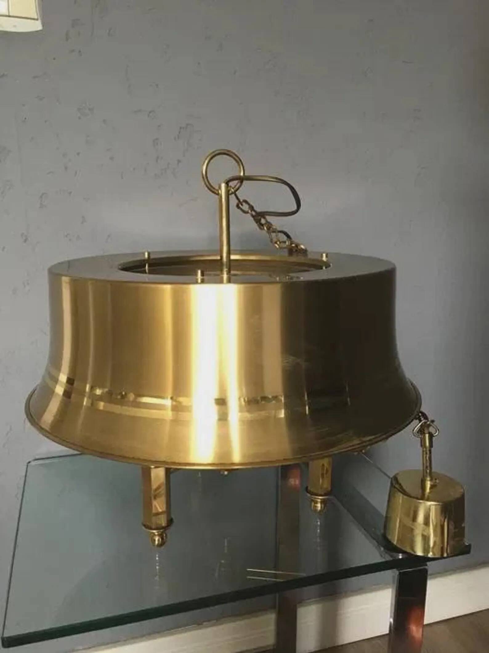 Nya Oia Brass Chandelier – 1970s Vintage Retro from Scandinavia