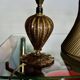 VINTAGE TABLE LAMP BY BAROVIER AND TOSO ITALY 1950