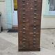 Old workshop cabinet with 28 oak drawers – workshop furniture