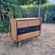 Scandinavian style wooden chest of drawers