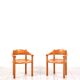 Set of 6 solid pinewood armchairs by Rainer Daumiller for Hirtshals Sawmill