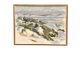 Original Swedish Oil on Canvas – "Winter Landscape" by FMK – Dated 1943 – Vintage and Framed – 78 × 60 cm (30.7" × 23.6")