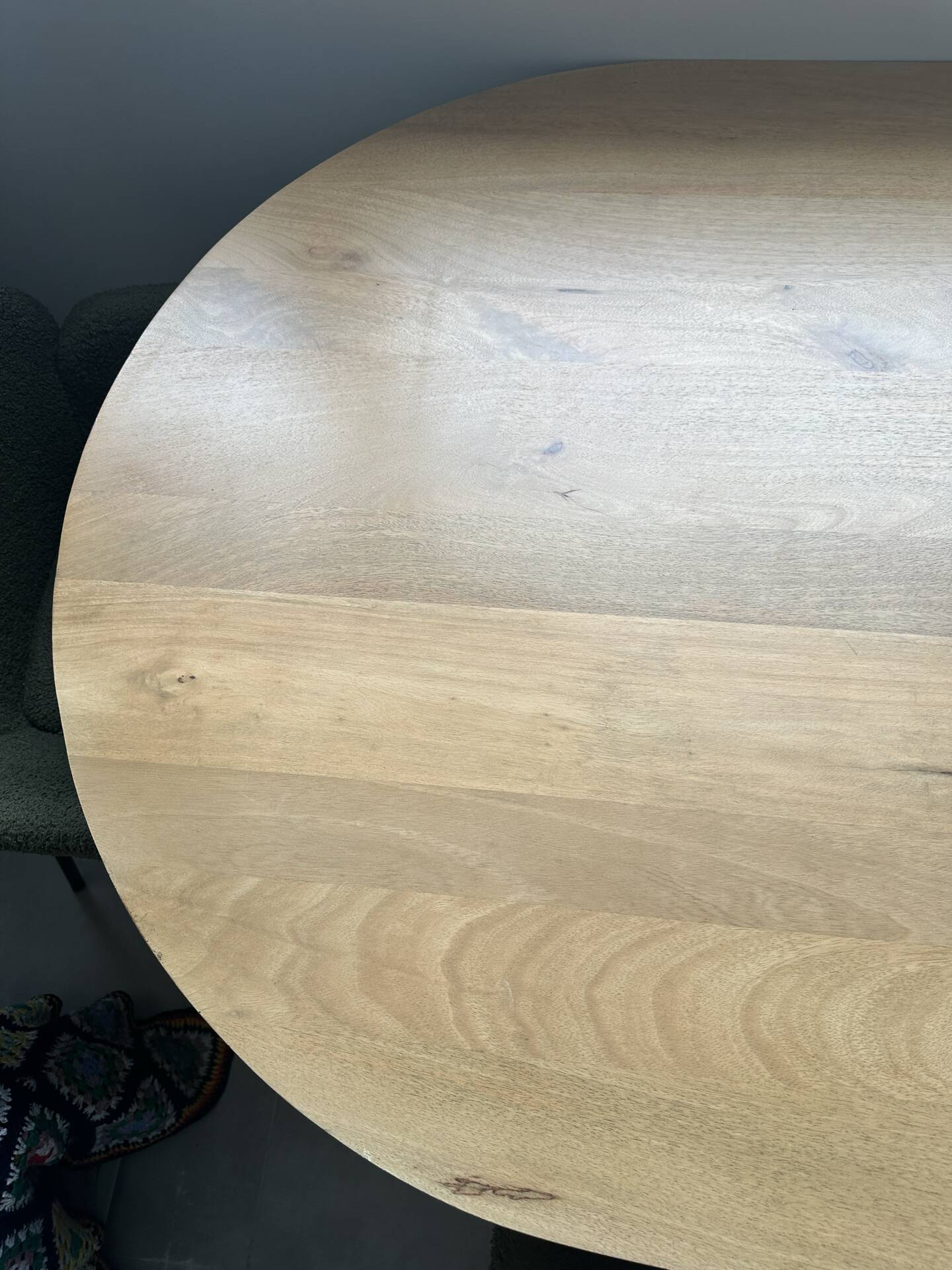 Oval dining table Vienna 200 x 100 mango wood