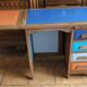 Children's desk 1950 - 1960 with extension and shelf