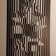 Vintage screen print by Victor Vasarely circa 1970, after a linear work