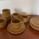 6 tasses à café en grès céramique
