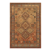 Vintage red oriental rug TOGA - Wool