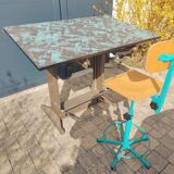 Architect's desk and chair