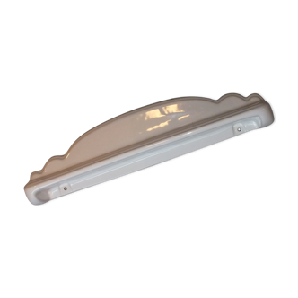 Tablet, Bathroom shelf in Art Deco style in white porcelain