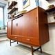 Buffet/commode en teck, Danemark années 60/70, vintage, milieu du siècle moderne