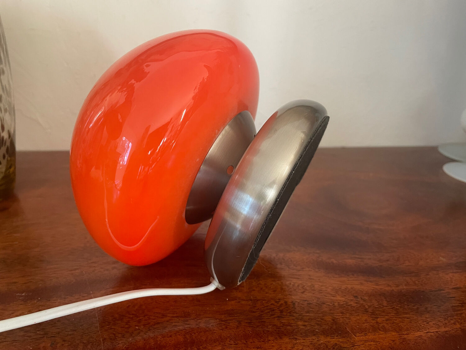 80s tactile mushroom lamp