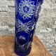 Bohemian crystal vase