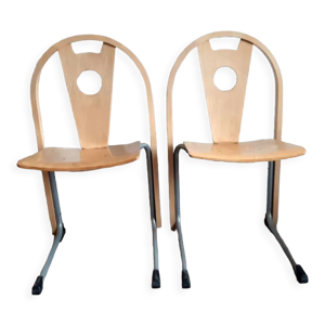 paire de chaises vintage