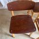 Quatre chaises basses Kvetny et Sonners Stolefabrik Danemark 1960