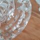 Paire de bougeoirs en verre