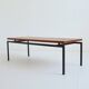 Table basse moderniste scandinave 1950 vintage