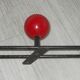 Wall coat rack multicolored wooden balls