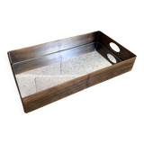 Plateau miroir en laiton