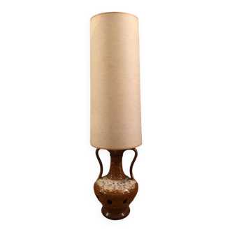 70s ceramic lamp Accolay Vallauris