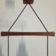 Scandinavian suspension in teak and glass