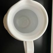 Vase, white ceramic sun jug