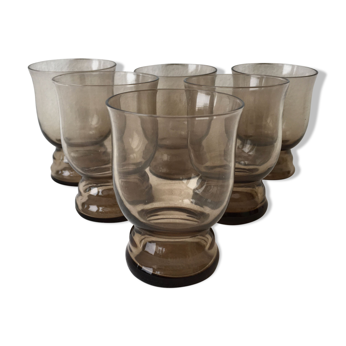 Set de 6 verres à alcool vintage