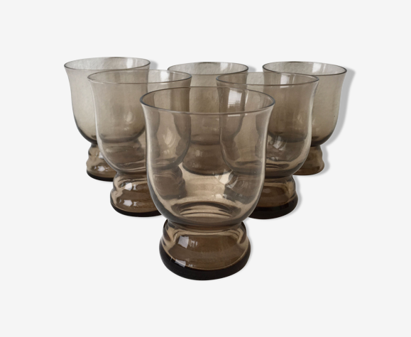 Set de 6 verres à alcool vintage