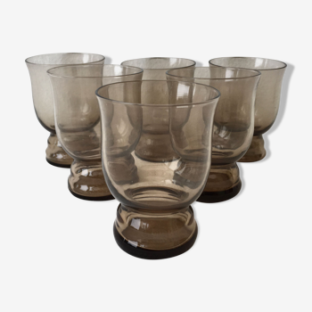 Set of 6 vintage alcohol glasses