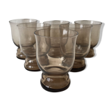 Set de 6 verres à alcool vintage