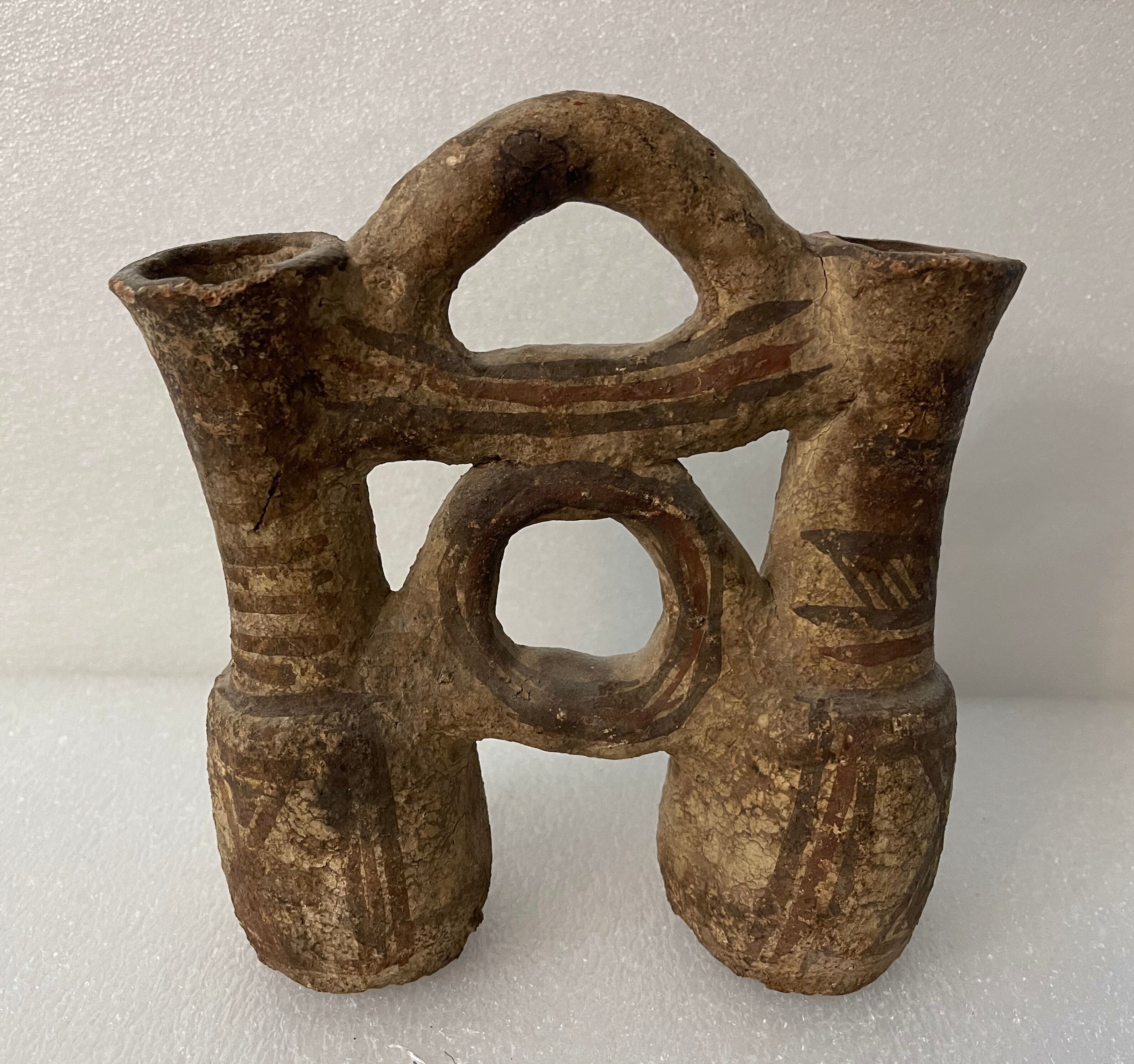 Morocco pitcher double terracotta XVII century or before